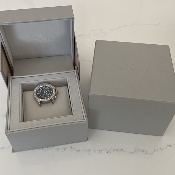 Michele Belmore Chrono Black Dial Diamond Watch main image 11